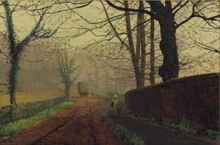 John Atkinson Grimshaw - Stapleton Park, Near Pontefract, Leeds