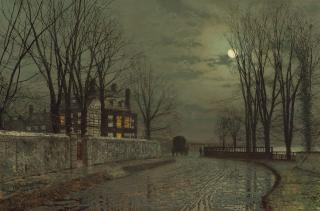 John Atkinson Grimshaw - The Turn of the Road