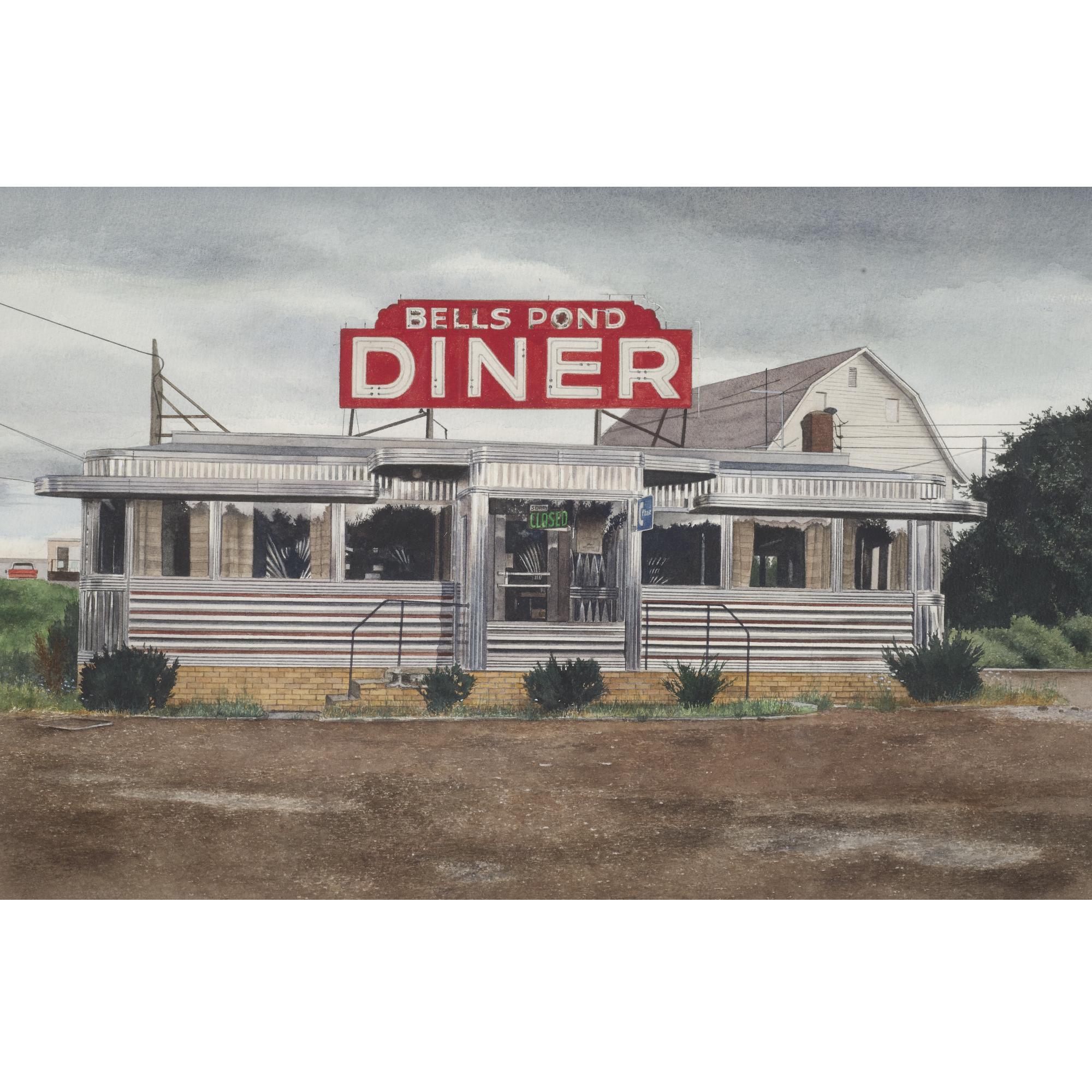 John Baeder - Bell\'S Pond Diner