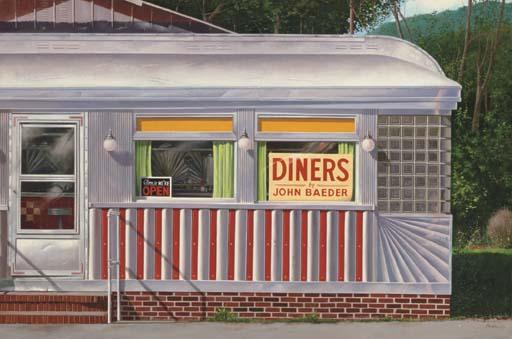 John Baeder - Diner, Binghampton, N.Y.
