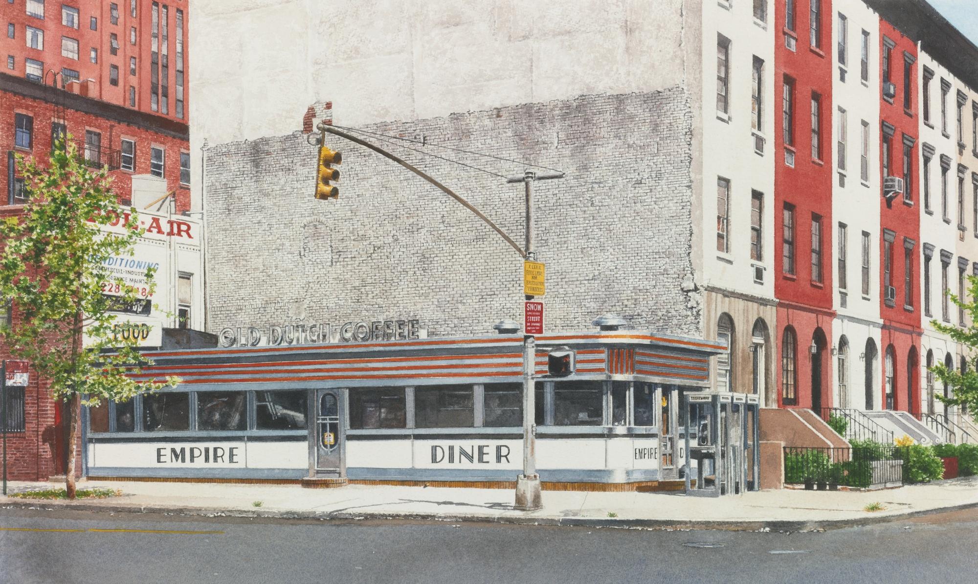John Baeder - Empire Diner, 1971