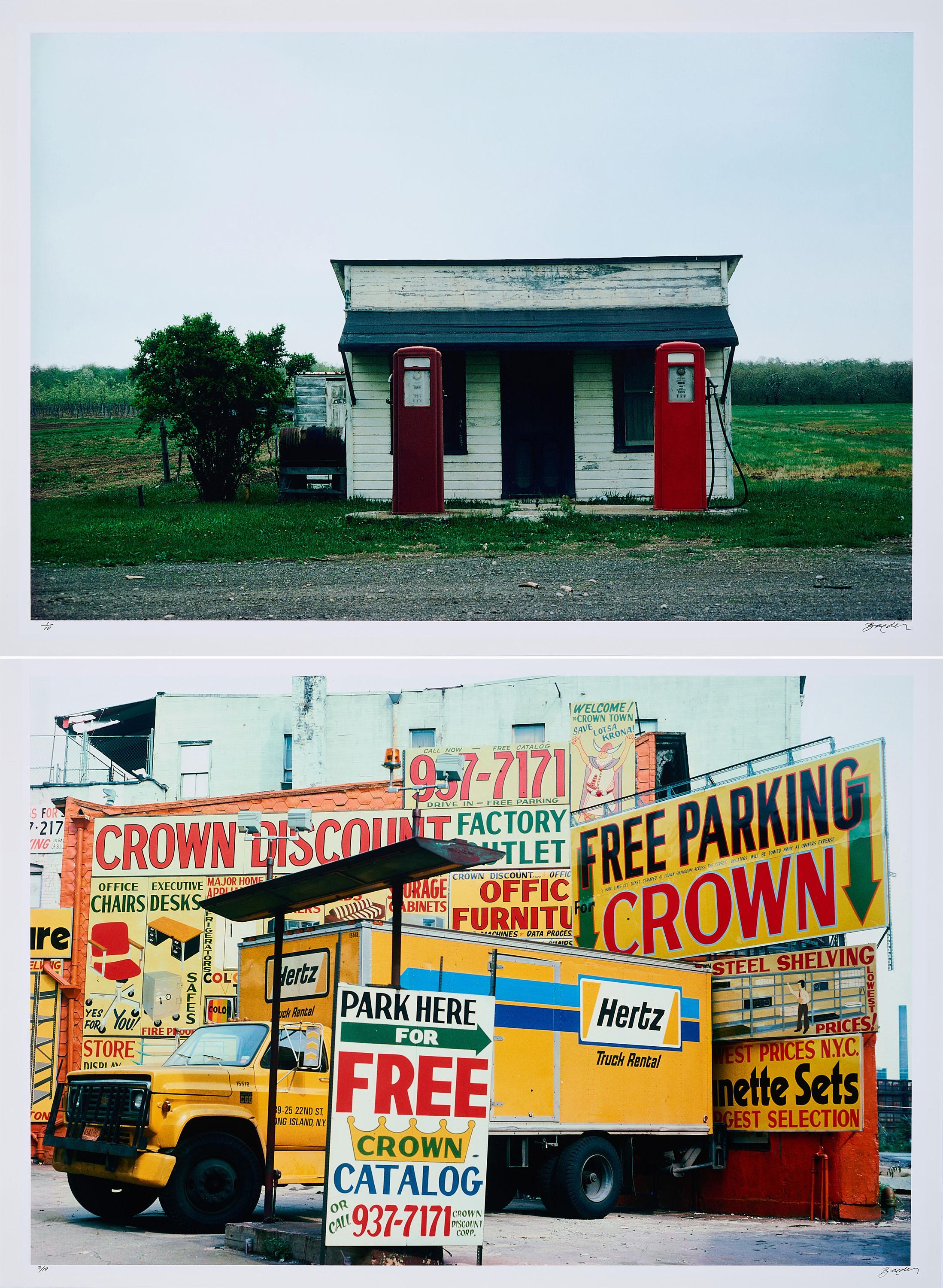 John Baeder - Konvolut von 2 C-Prints.