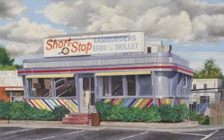 John Baeder - Short Stop (Bloomfield Nj)