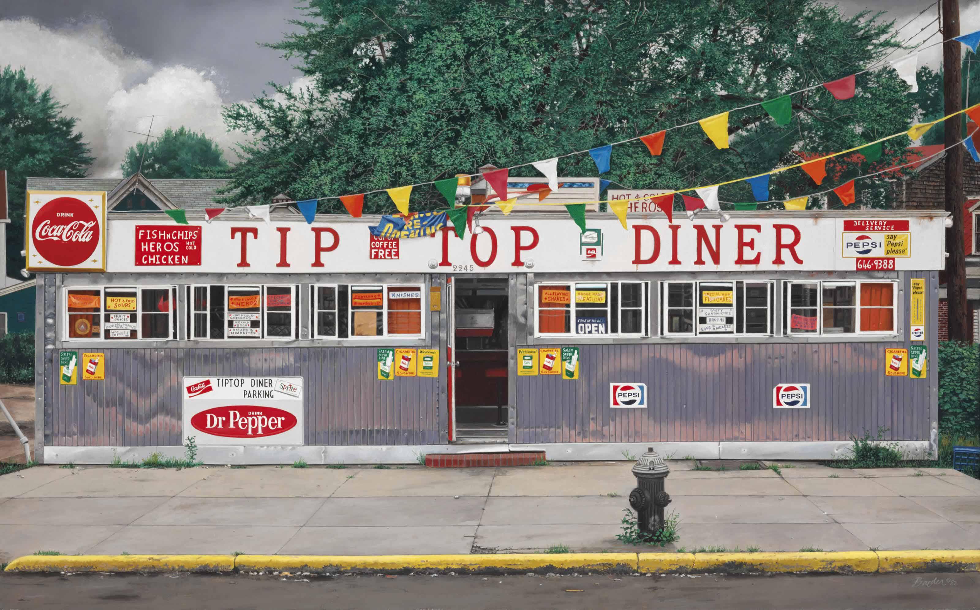 John Baeder - Tip Top Diner