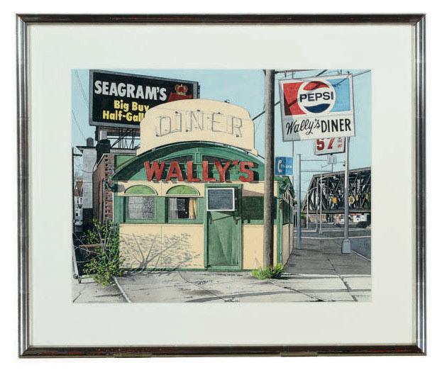 John Baeder - Wally\'s Diner