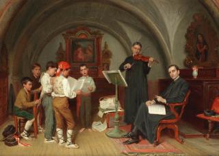 John Bagnold Burgess, RA - Choir Practice