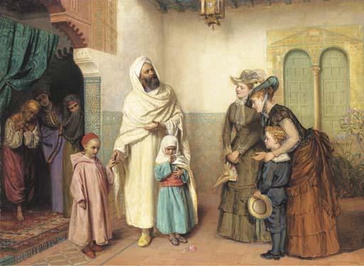 John Bagnold Burgess - The Meeting of East and West