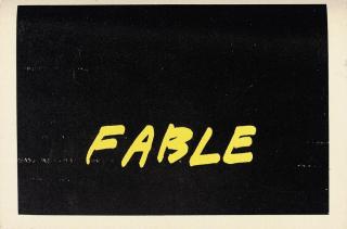 John Baldessari - A Sentence of Thirteen Parts (with Twelve Alternate Verbs) Ending in Fable. Hamburg: Anatol AV und Filmproduktion, 1977.