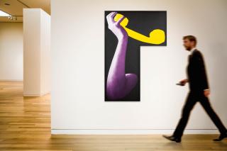 John Baldessari - Arms & Leg (Specif Elbows & Knees), Etc (Part Two): K (Yellow)