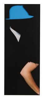 John Baldessari - Arms & Legs (Specif. Elbows & Knees), Etc. (Part One): Elbow (With Blue Hat)