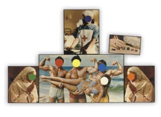 John Baldessari - Beach Scene Nuns Nurse (With Choices)