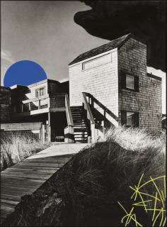 John Baldessari - Blue Moon, Black Cloud (with Thicket)