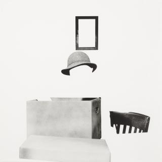 John Baldessari - Box, Hat, Frame and Chair