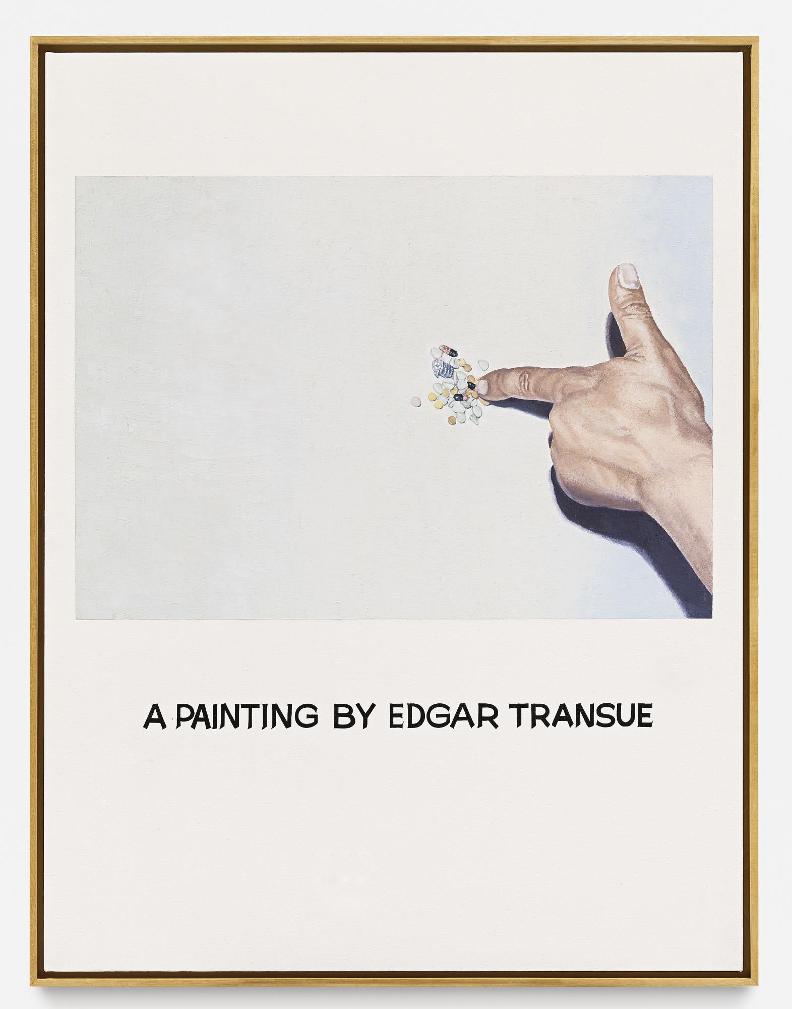 Commissioned Painting A Painting By Edgar Transue by John Baldessari