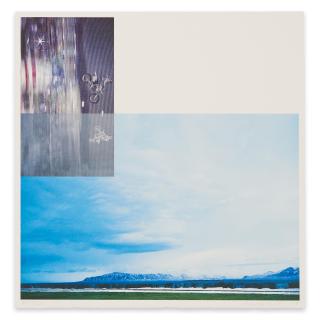 John Baldessari - Double Motorcyclists and Landscape (Icelandic 2003) from The Overlap Series