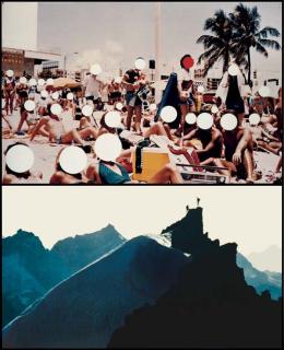 John Baldessari - Figures at Beach/Figures on Mountain Peak
