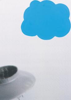 John Baldessari - Flying Saucer And Cloud (Blue)