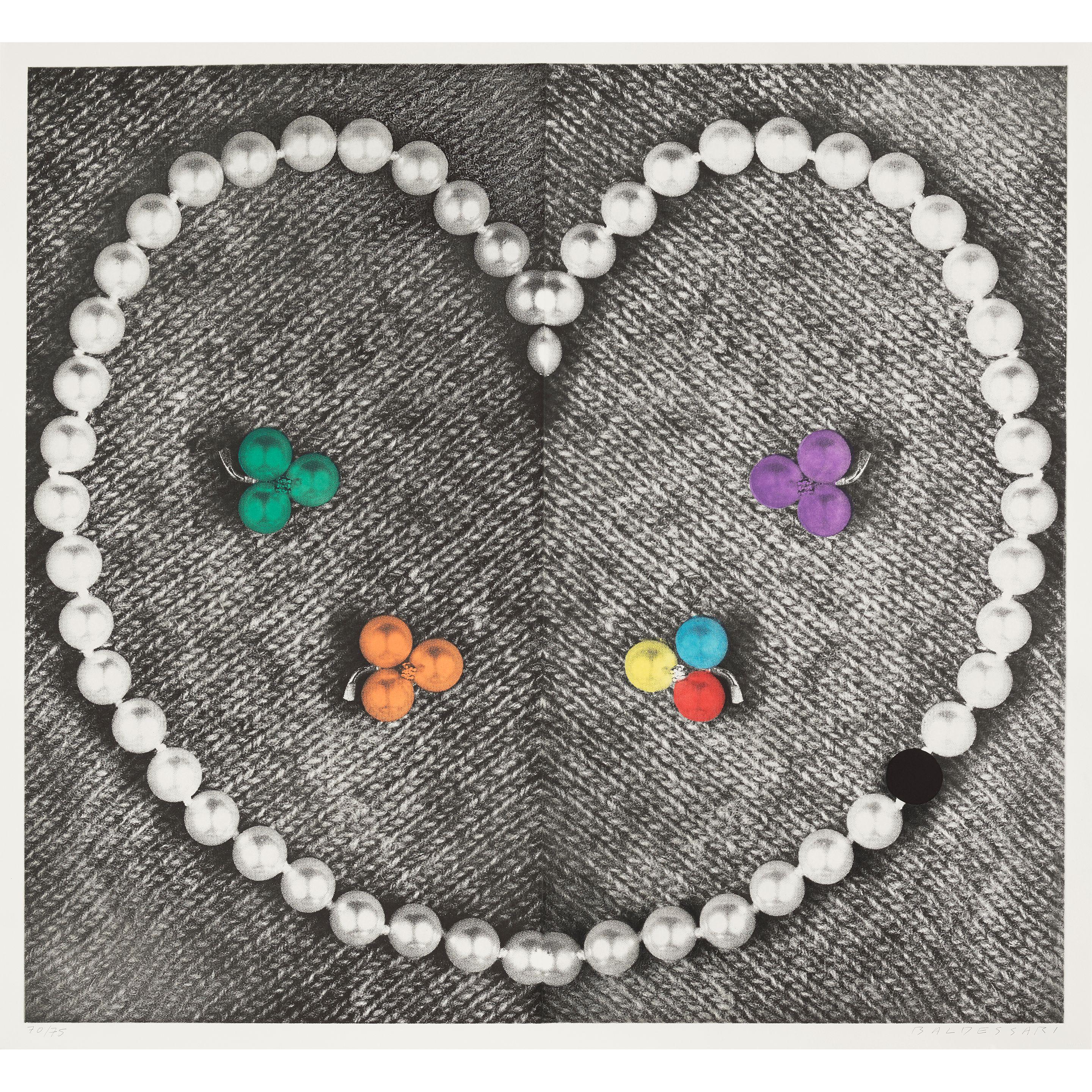 John Baldessari - Heart (with Pearls)