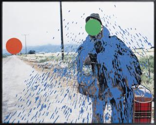 John Baldessari - Hitch-hiker (Splattered Blue)