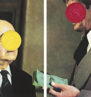 John Baldessari - Money, With Space Between (In 2 Parts)