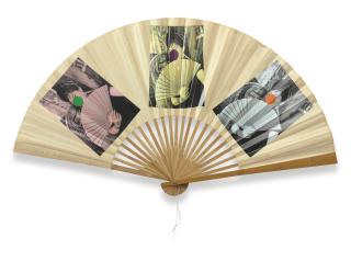 John Baldessari - One and Three Fans (with Triadic Emotional Spread)