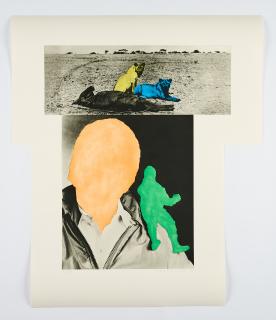 John Baldessari - Person with Conscience (Green) / Animals quiescent.