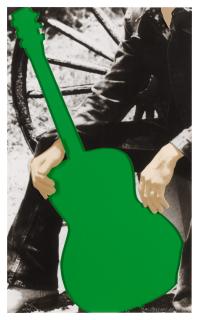 John Baldessari - Person With Guitar (Green) (Coplan-Hurowitz 154)
