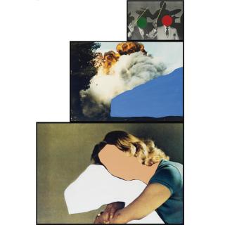 John Baldessari - Person With Pillow; Desire/Lust/Fate