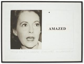 John Baldessari - Prima Facie: Amazed (Maquette)