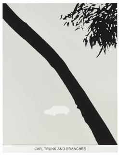 John Baldessari - Sediment: Car, Trunk And Branches