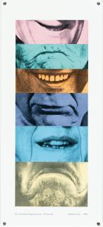 John Baldessari - Six Colorful Expressions (Frozen)