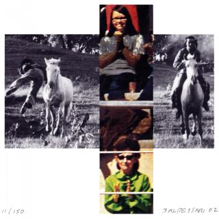 John Baldessari - »The Intersection Series: Person on Horse and Person Falling from Horse (with Audience)»