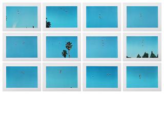 John Baldessari - Throwing three balls in the air to get a straight line