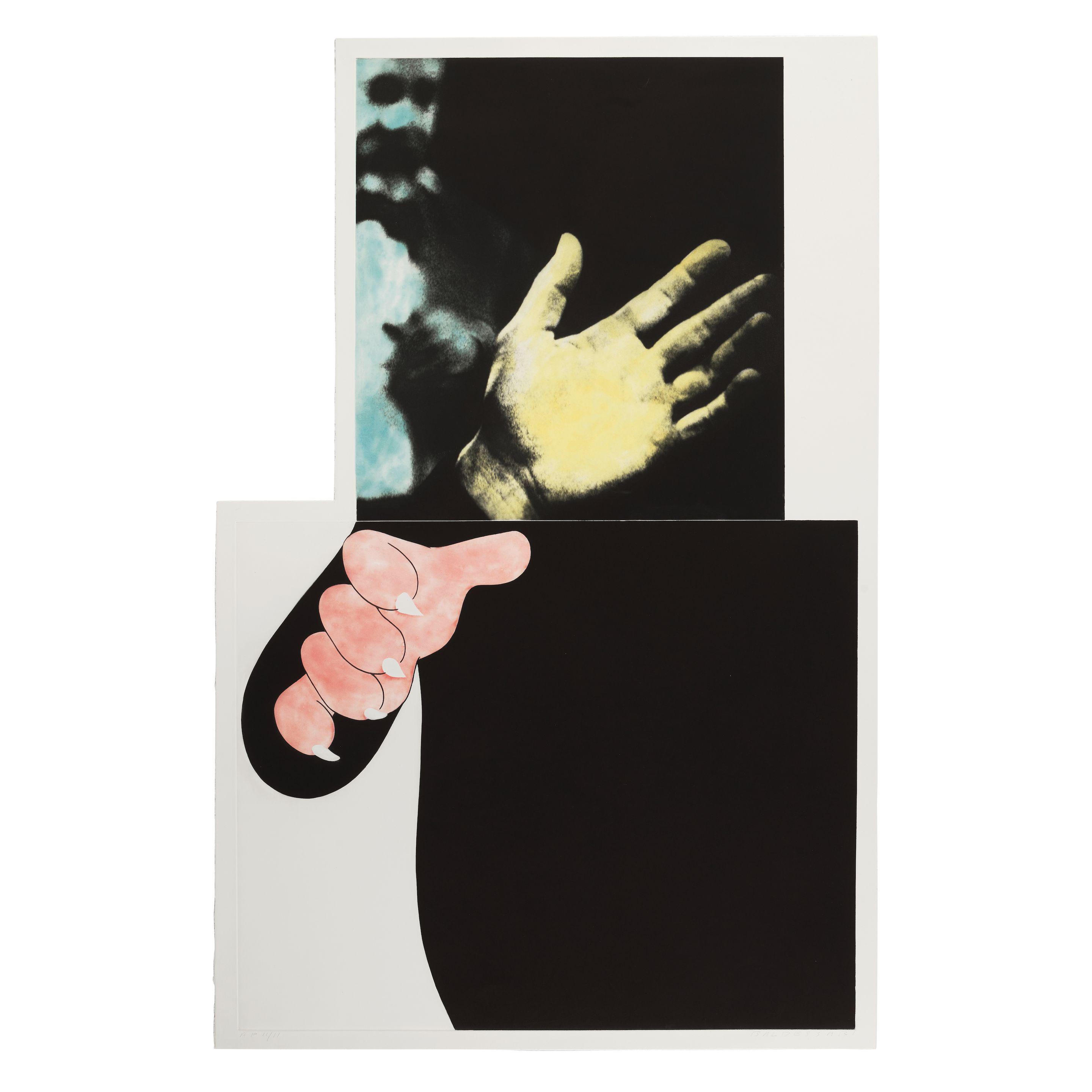 John Baldessari - Two Hands (With Distant Figure)