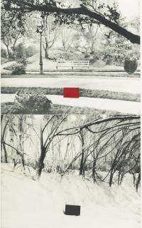 John Baldessari - Two Sets (One With Bench) (C.-H. 49)