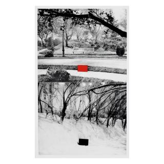 John Baldessari - Two Sets (One with Bench)