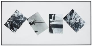 John Baldessari - Violent Space Series: Four Portraits Of Swords Aligned