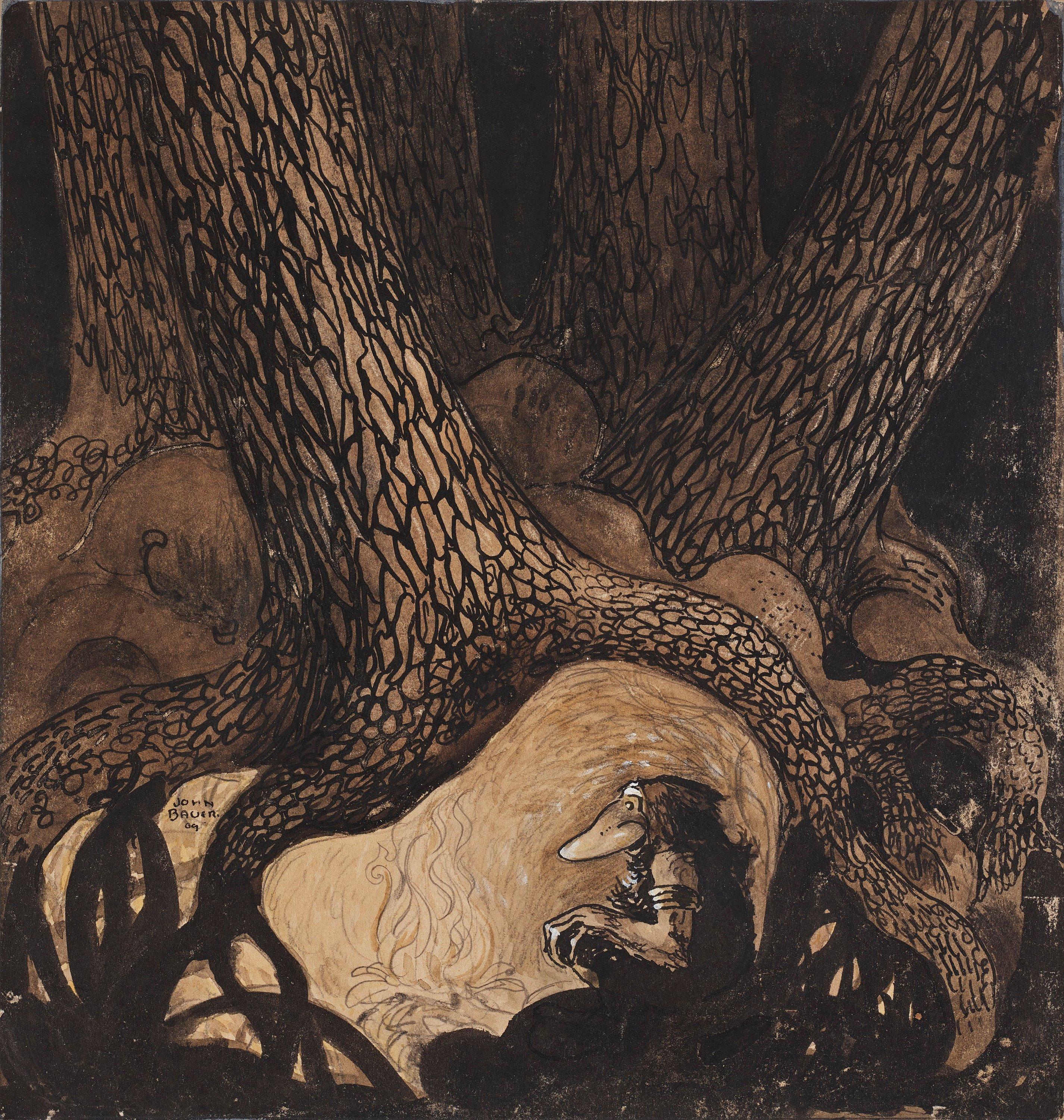 John Bauer - ”Klampe-Lampe”