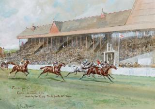 John Beer - Finish for the Cambridgeshire, 1904