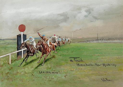 John Beer - The Finish, Lexicon Winning The Manchester November Handicap