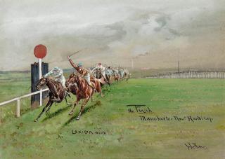 John Beer - The Finish, Lexicon Winning The Manchester November Handicap