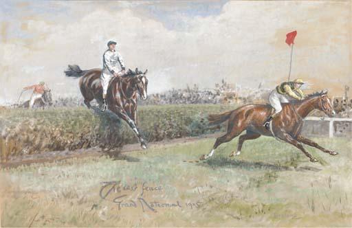John Beer - The Grand National, 1905: the last fence