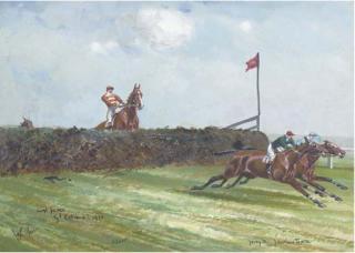 John Beer - The Last Fence, Grand National, 1910