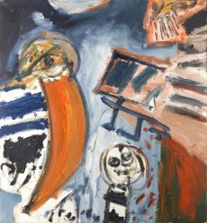 John Bellany C.B.E., R.A., H.R.S.A., L.L.D.(Lon) - Albatross and the Musician