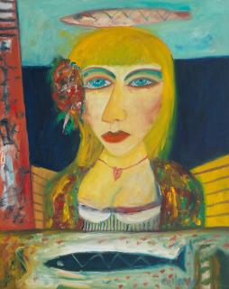 John Bellany C.B.E., R.A., H.R.S.A., L.L.D.(Lon) - Fish Lady
