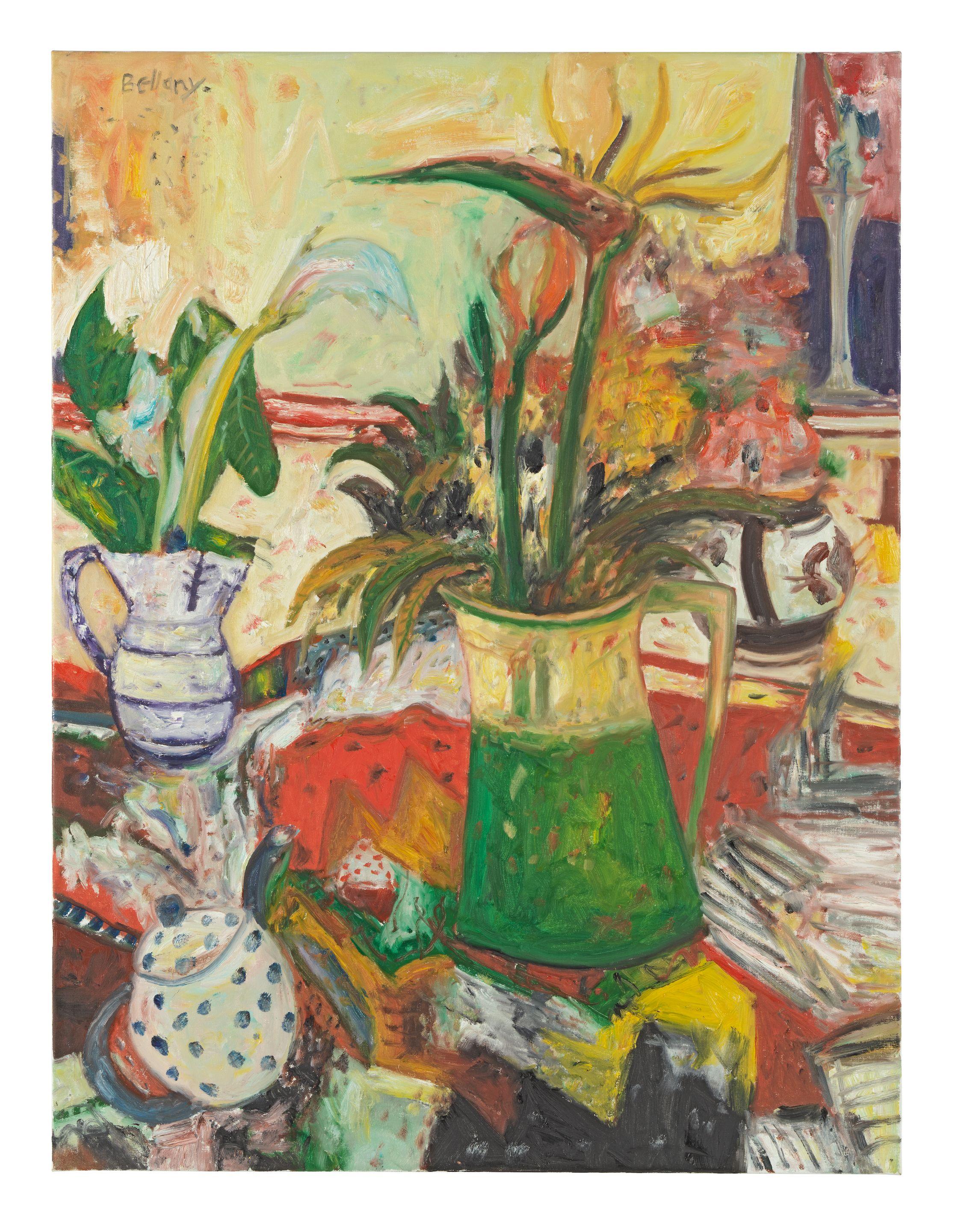 John Bellany C.B.E., R.A., H.R.S.A., L.L.D.(Lon) - Still Life with Green Jug (unframed)