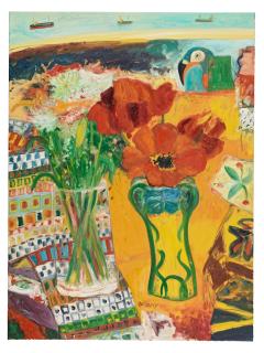 John Bellany C.B.E., R.A., H.R.S.A., L.L.D.(Lon) - Still Life with Poppies (unframed)