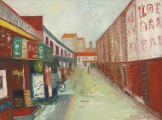 John Bellany, H.R.S.A., R.A. - Chinese street
