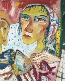 John Bellany, H.R.S.A., R.A. - Fish and chips