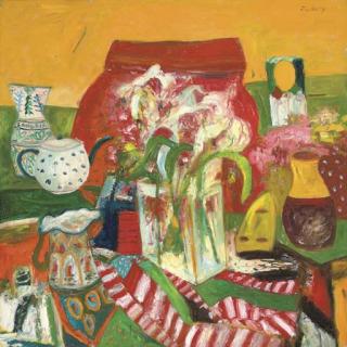 John Bellany, H.R.S.A., R.A. - Red Still Life
